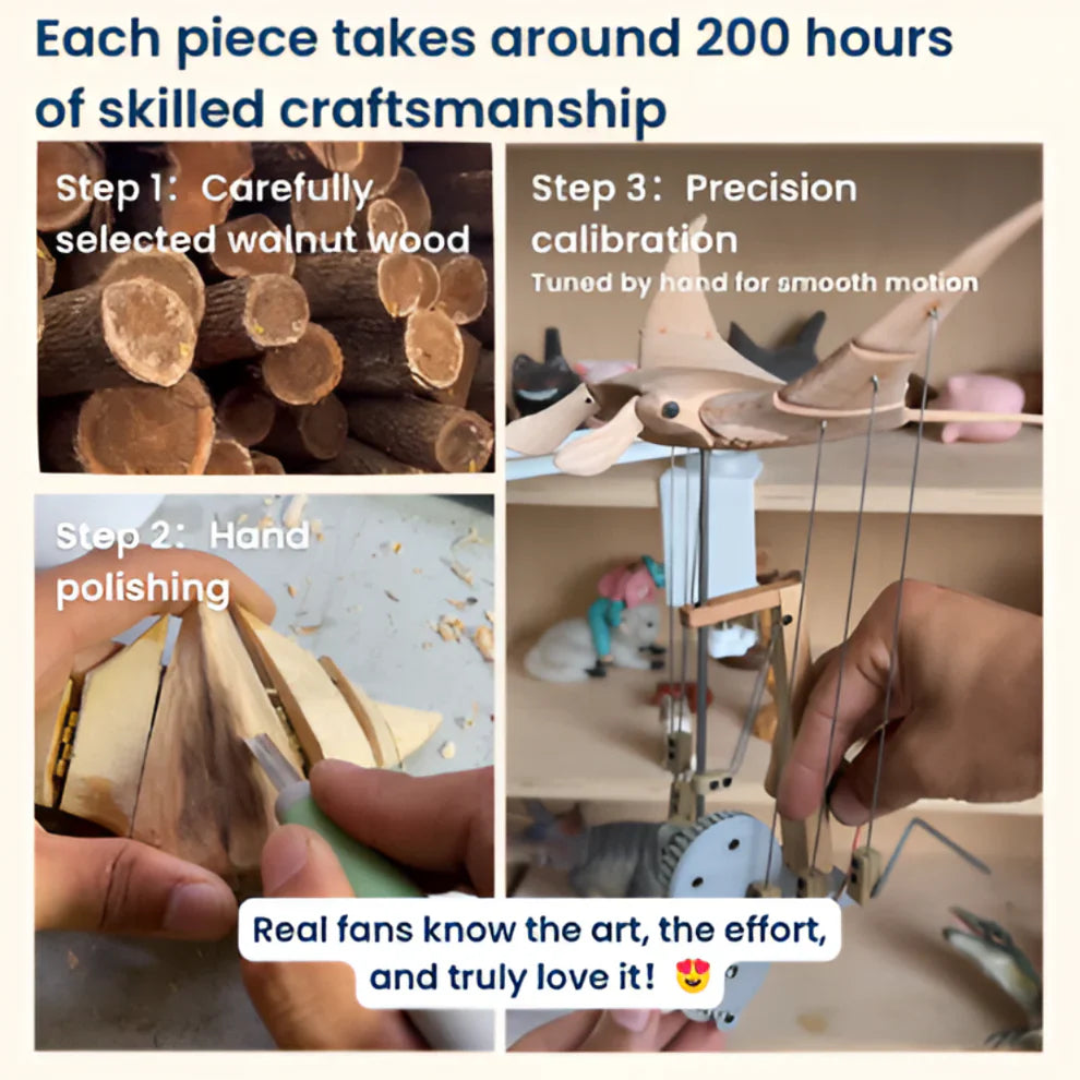 Handmade Mechanical Manta Ray